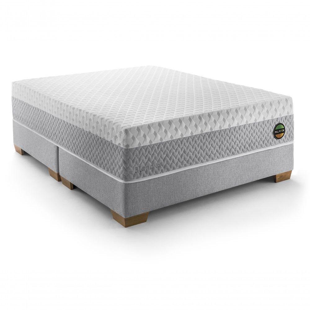 Colchão Blend 36 - Latex Medio Firme Medida Queen 158x198cm Opcionais Box E Kit Spa - 1