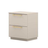 Mesa Cabeceira Quarto 50cm Com 2 Gavetas Magna Fendi V01 - D'rossi - 5