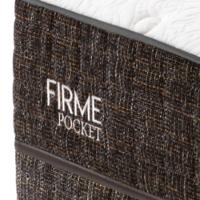 Colchão Firme Pocket - Latex Firme Sobre Molas Medida King 193x203cm Opcionais Box E Kit Spa