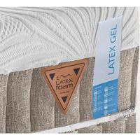 Colchão Natural Gel Articulado Marrom 20cm Medida King 193x203cm Opcionais Box - 5