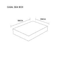 Colchão Firme Pocket - Latex Firme Sobre Molas Medida Casal 138x188cm Opcionais Kit Spa - 2