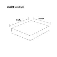 Colchão Articulavel Natur 25 - 100% Latex Medida Queen 158x198cm Opcionais Sem Opcionais - 2