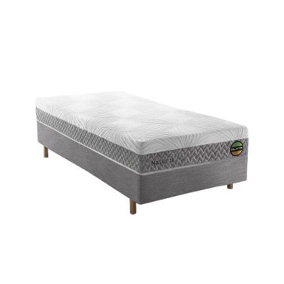 Colchão Articulavel Natur 20 - 100% Latex Medida Solteiro 88x188cm Opcionais Box E Kit Zen