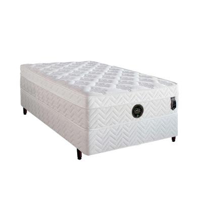 Colchão Slim Pocket Plus - Latex E Molas Base Alta Medida Solteiro King 96x203cm Opcionais Box