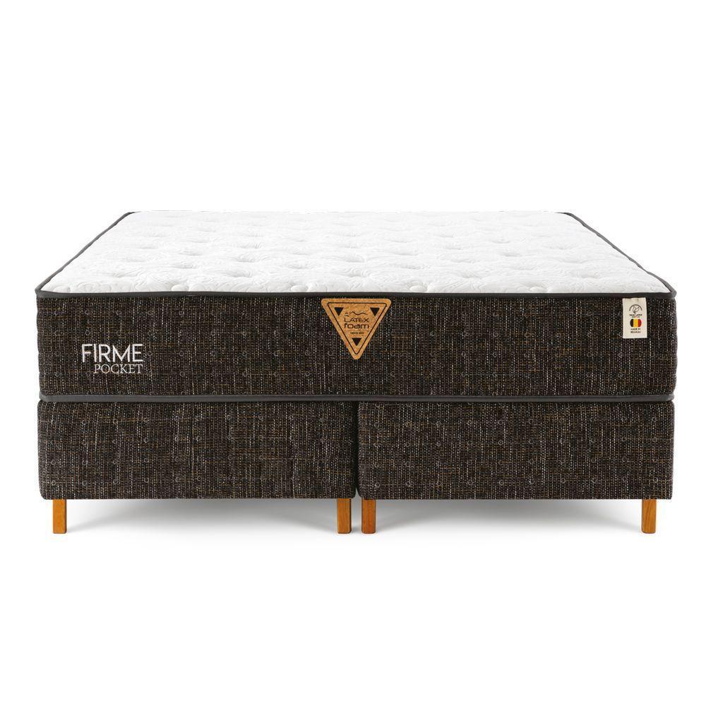 Colchão Firme Pocket - Latex Firme Sobre Molas Medida Solteiro King 96x203cm Opcionais Box - 7