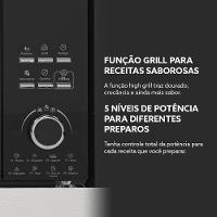 Forno Micro-ondas De Embutir Oster Black Inox 23L 110V - 6