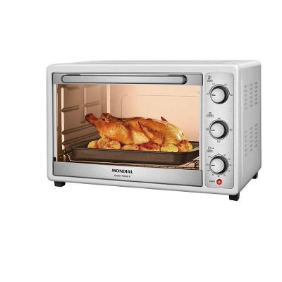 Forno Elétrico de Bancada Mondial FRN-52-W 52L 1800W Timer Branco Inox 220V