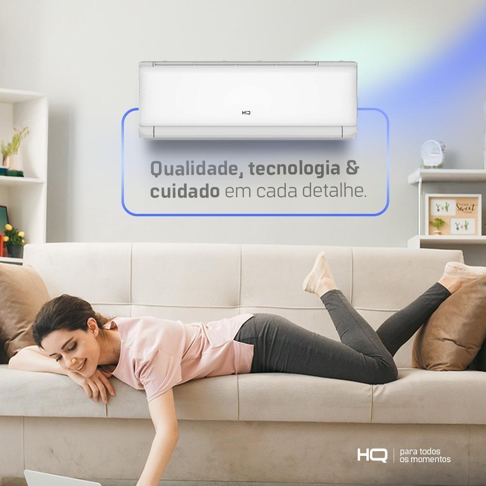 Ar Condicionado Split HQ Hi Wall Inverter 9.000 BTU/h Quente E Frio Monofásico Branco HQ-INV9000QFA 220V - 9