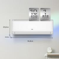 Ar Condicionado Split HQ Hi Wall Inverter 9.000 BTU/h Quente E Frio Monofásico Branco HQ-INV9000QFA 220V - 8