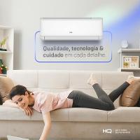 Ar Condicionado Split HQ Hi Wall Inverter 9.000 BTU/h Quente E Frio Monofásico Branco HQ-INV9000QFA 220V - 9