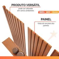 Painel Para Tv Até 90 Polegadas 2,75m Ripado Autêntico Com Led E Nicho Montreal Madeirado/off White - 8