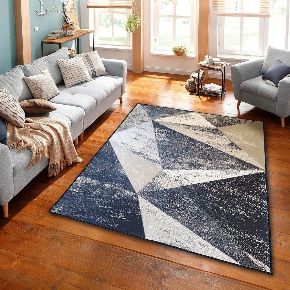 Tapete Sala Nobre 2,00x2,50 Antider. Domani Cristal Azul - 1