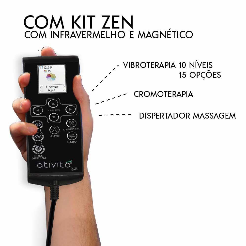 Colchão Classic Duo Pocket - Látex E Molas Duplas Medida Casal 138x188cm Opcionais Box E Kit Zen - 6