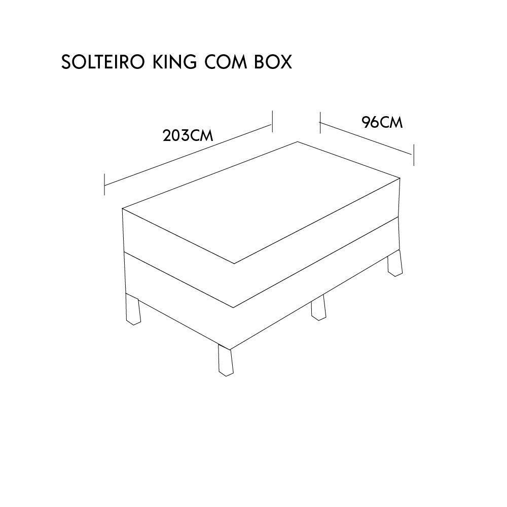 Colchão Firme Natural 2025 - 100% Latex Firme Medida Solteiro King 96x203cm Opcionais Box - 2