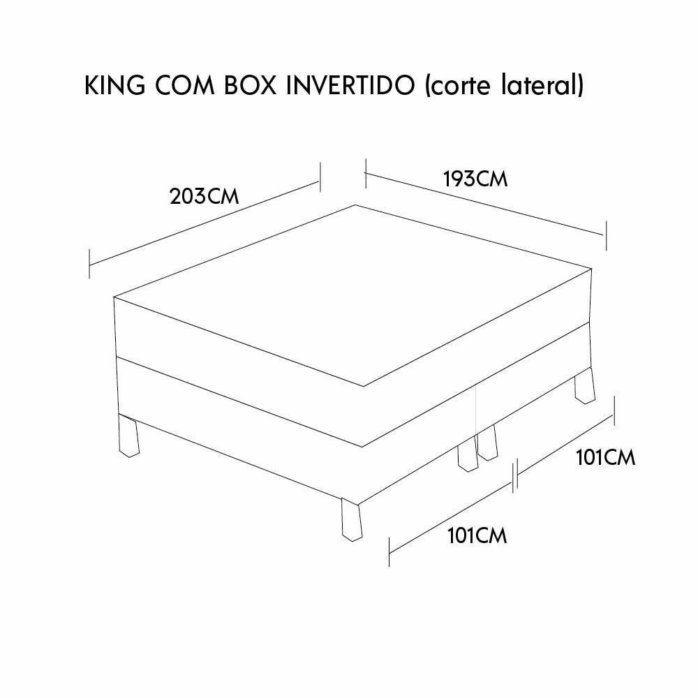 Colchão Classic Duo Pocket - Látex E Molas Duplas Medida King 193x203cm Opcionais Box E Kit Zen - 2