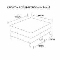 Colchão Classic Duo Pocket - Látex E Molas Duplas Medida King 193x203cm Opcionais Box E Kit Zen - 2