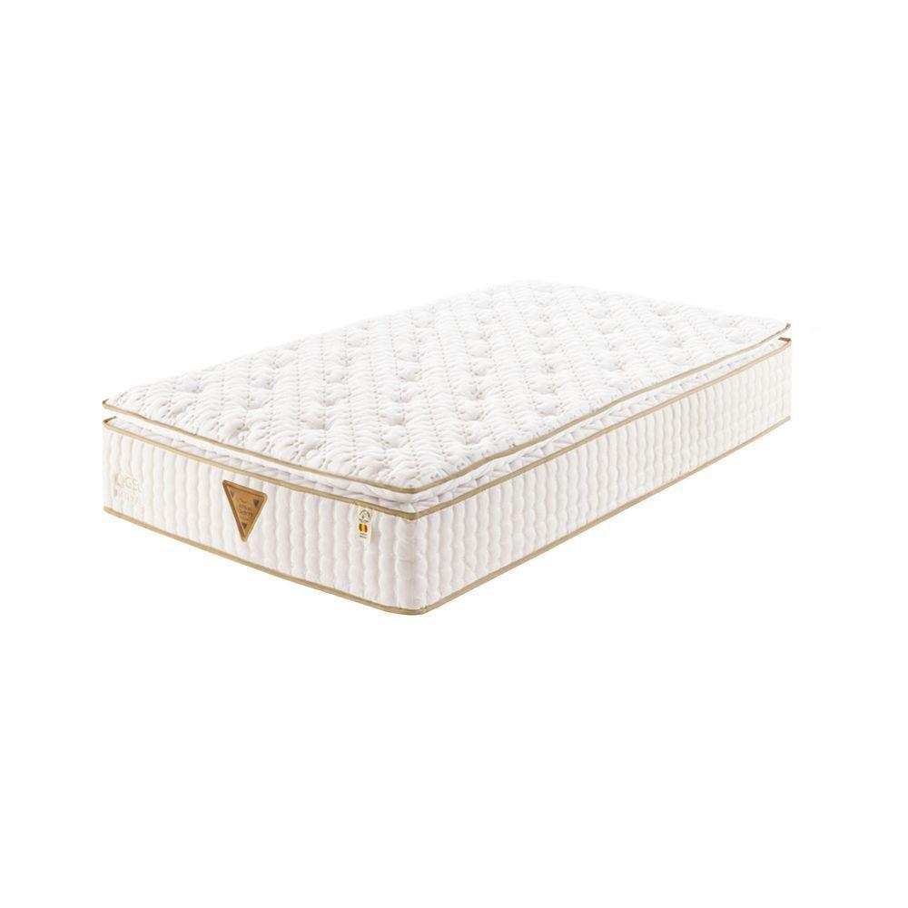 Colchão Qgel Natural - 100% Látex Medida Solteiro King 96x203cm Opcionais Sem Opcionais - 1