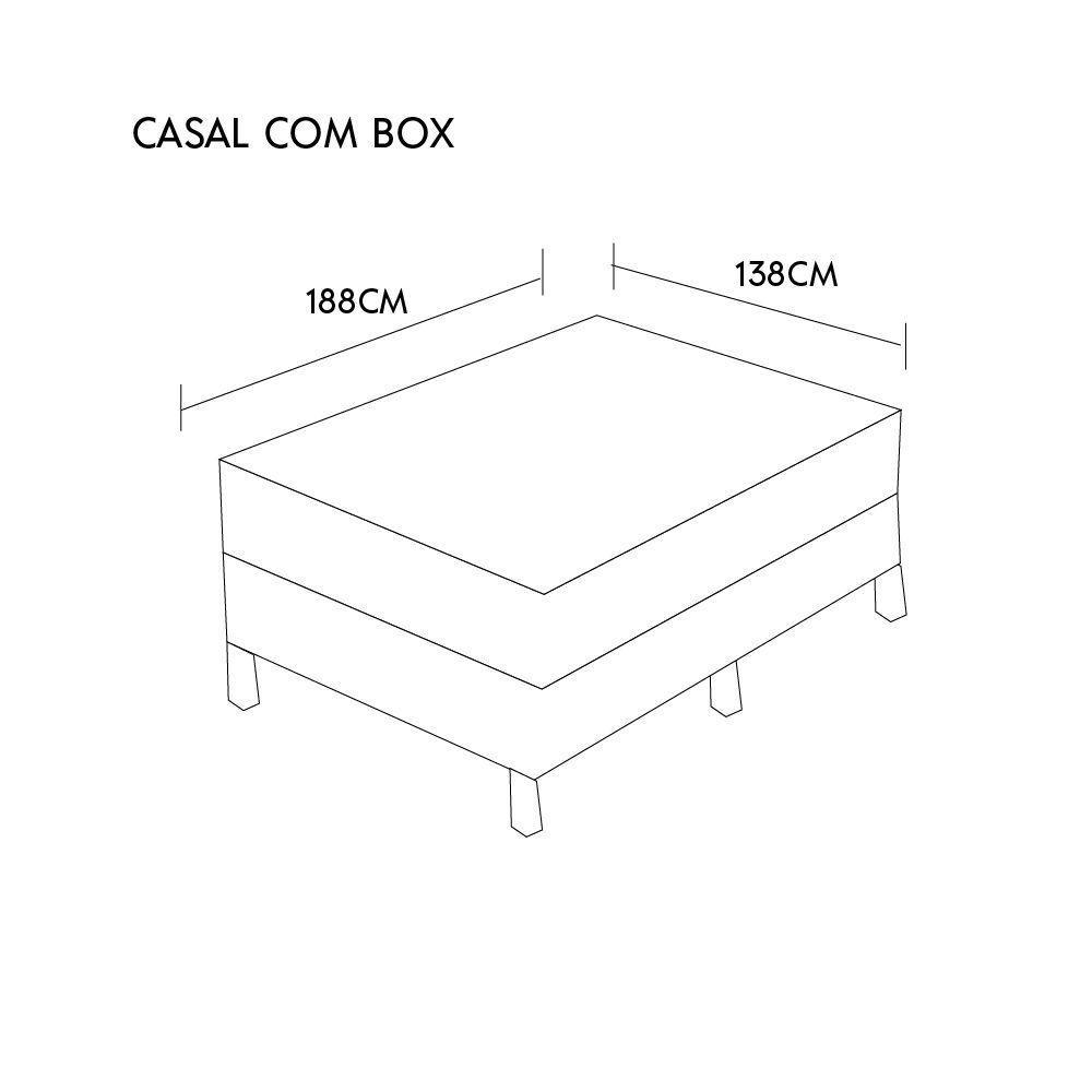 Colchão Motion 28 Articulavel Com Vibro - Latex E Molas Medida Casal 138x188cm Opcionais Box E Kit Spa - 2