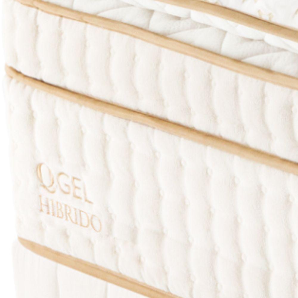 Colchão Qgel Hibrido - Latex Com Cobre Firme Sobre Eps Medida Solteiro 88x188cm Opcionais Box - 6