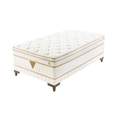 Colchão Qgel Hibrido - Latex Com Cobre Firme Sobre Eps Medida Solteiro 88x188cm Opcionais Box