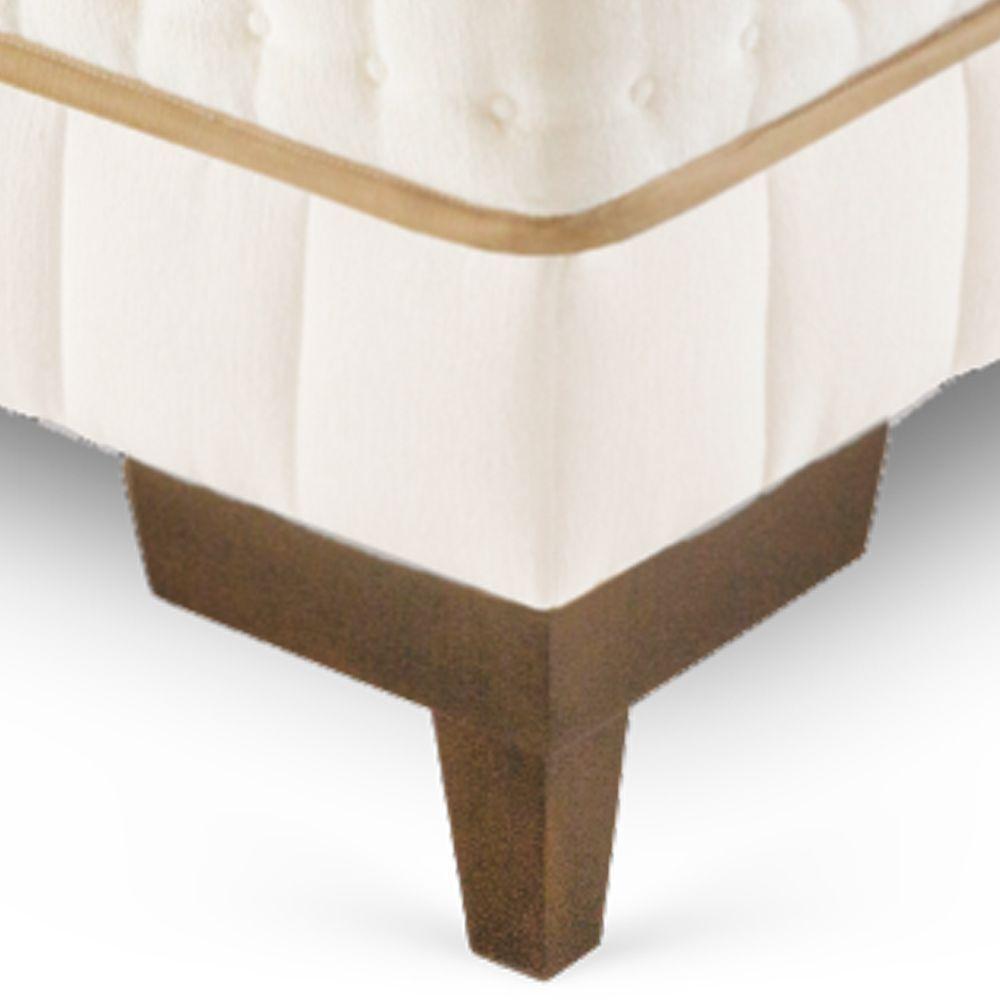 Colchão Qgel Pocket Plus- Latex Com Cobre Sobre Molas Medida Queen 158x198cm Opcionais Box E Kit Zen - 7