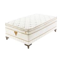 Colchão Qgel Pocket Plus- Latex Com Cobre Sobre Molas Medida Solteiro 88x188cm Opcionais Box - 1