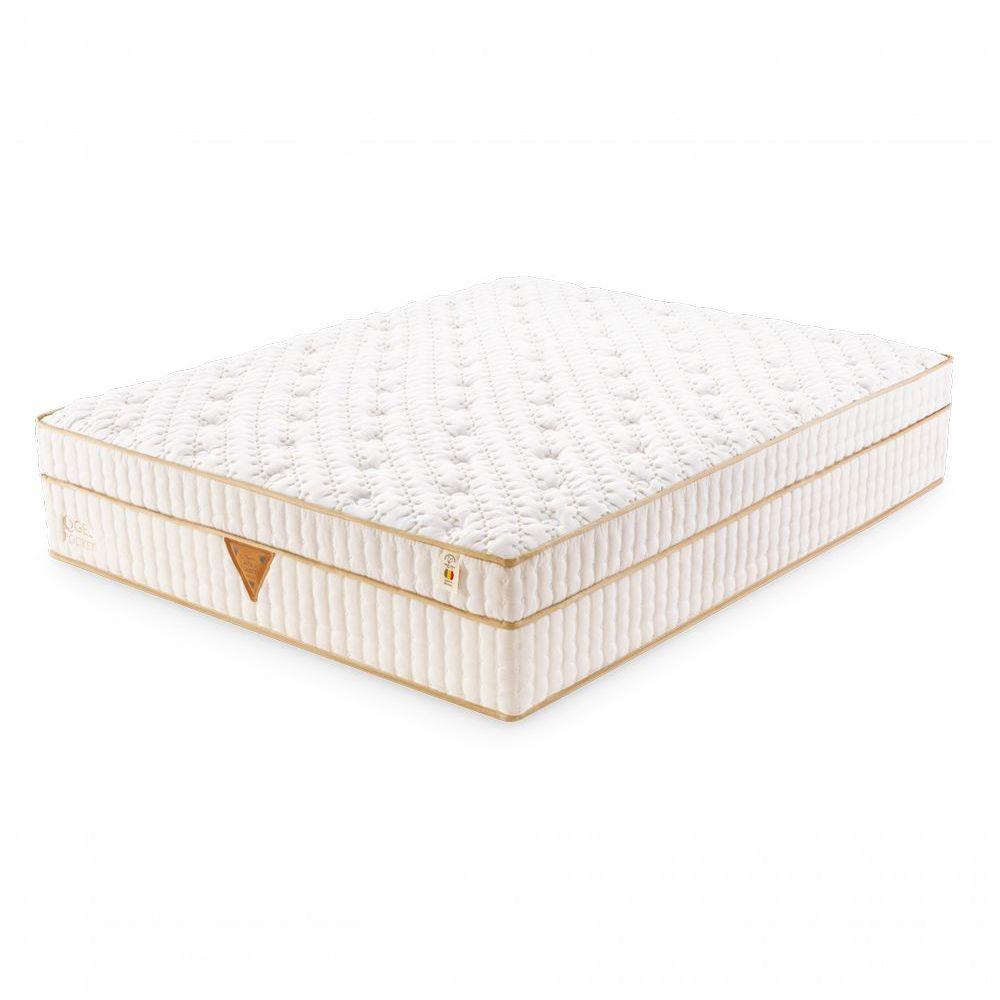 Colchão Qgel Pocket - Latex Com Cobre Sobre Molas Medida Casal 138x188cm Opcionais Sem Opcionais - 1