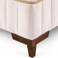 Colchão Qgel Natural - 100% Látex Medida Solteiro 88x188cm Opcionais Box - 6