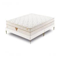 Colchão Qgel Pocket - Latex Com Cobre Sobre Molas Medida King 193x203cm Opcionais Box E Kit Zen - 3