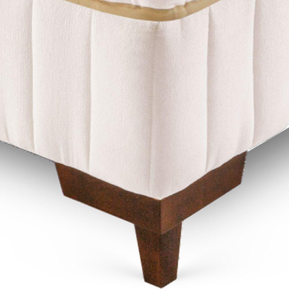 Colchão Qgel Natural - 100% Látex Medida Casal 138x188cm Opcionais Box E Kit Zen - 7