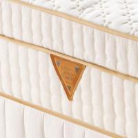 Colchão Qgel Pocket - Latex Com Cobre Sobre Molas Medida Solteiro King 96x203cm Opcionais Box E Kit Zen