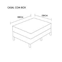 Colchão Qgel Natural - 100% Látex Medida Casal 138x188cm Opcionais Box - 2