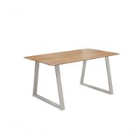 Conjunto Mesa Tóquio 160cm 6 Cadeiras Londres Gol Decor Cinamomo-champagne-marrom-champagne - 3