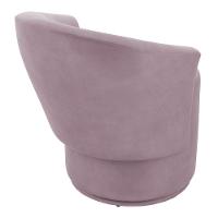 Kit 02 Poltronas Orgânicas Living Mavi Fixa Veludo Rosé - Desk Design - 6