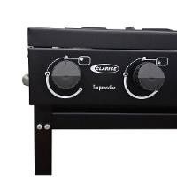 Fogão 4 Bocas Semi Industrial Imperador Clarice Preto Fosco - 4