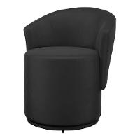 Kit 02 Poltronas Orgânicas Living Mavi Fixa Veludo Preto - Desk Design - 8