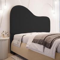 Cabeceira Orgânica Cama Box Queen Size Sea 160cm Com Frame Bouclé Preto - Desk Design - 2