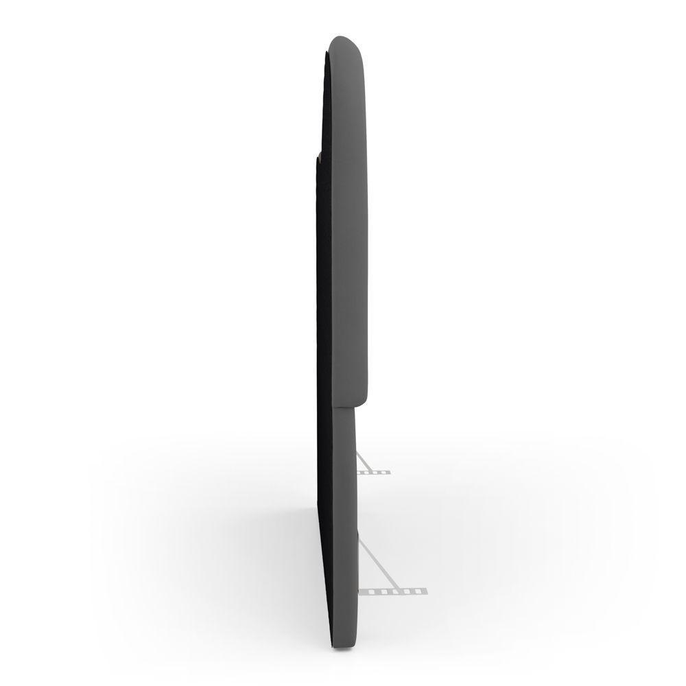 Cabeceira Orgânica Cama Box Casal Padrão Sea 140cm Com Frame Suede Cinza - Desk Design - 6