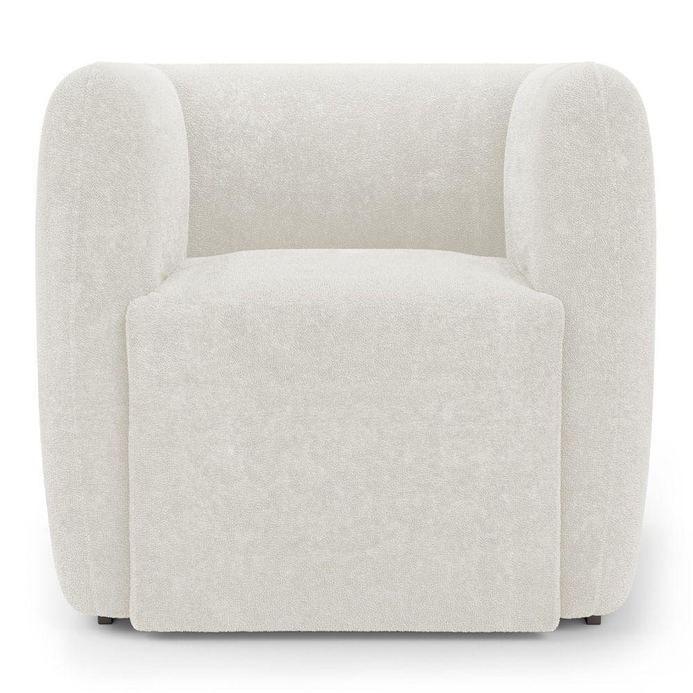 Kit 02 Poltronas Decorativas Living Maya Bouclé Off White - Desk Design - 7