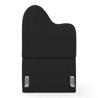 Cabeceira Orgânica Cama Box Solteiro Sea 90cm Com Frame Bouclé Preto - Desk Design - 5