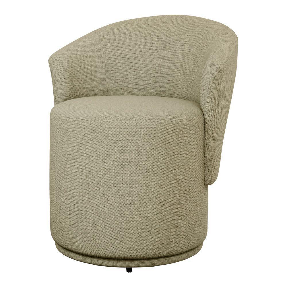 Poltrona Orgânica Living Mavi Fixa Linho Bege - Desk Design - 6