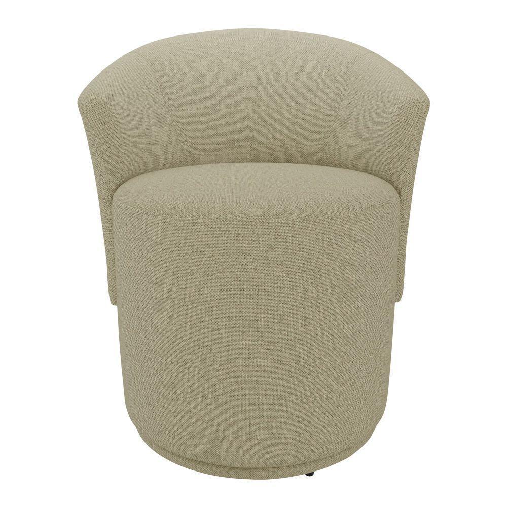 Poltrona Orgânica Living Mavi Fixa Linho Bege - Desk Design - 7