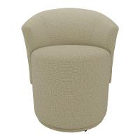 Poltrona Orgânica Living Mavi Fixa Linho Bege - Desk Design - 7