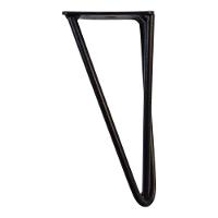 Kit 03 Pés Hairpin Legs 15cm Aramado De Aço Triplo Para Móveis E Estofados - Desk Design - 9