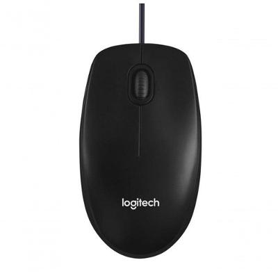 Mouse Logitech M90 Preto Usb Com Fio 910-007599-c