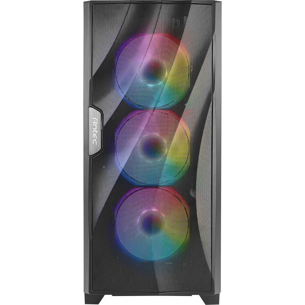Gabinete Gamer Antec Df700 Flux Lateral De Vidro Temperado Micro Atx-mini Itx-atx 3 Fans Argb - 2