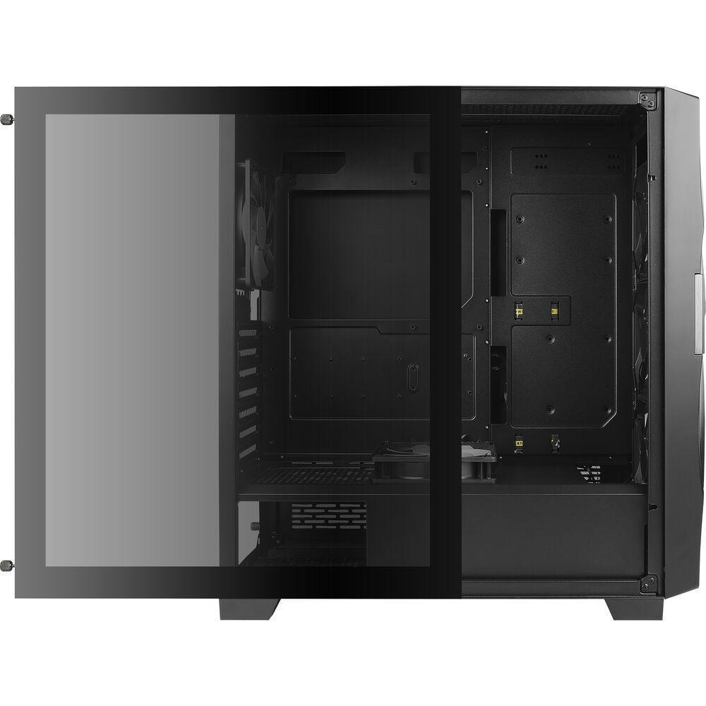 Gabinete Gamer Antec Df700 Flux Lateral De Vidro Temperado Micro Atx-mini Itx-atx 3 Fans Argb - 4