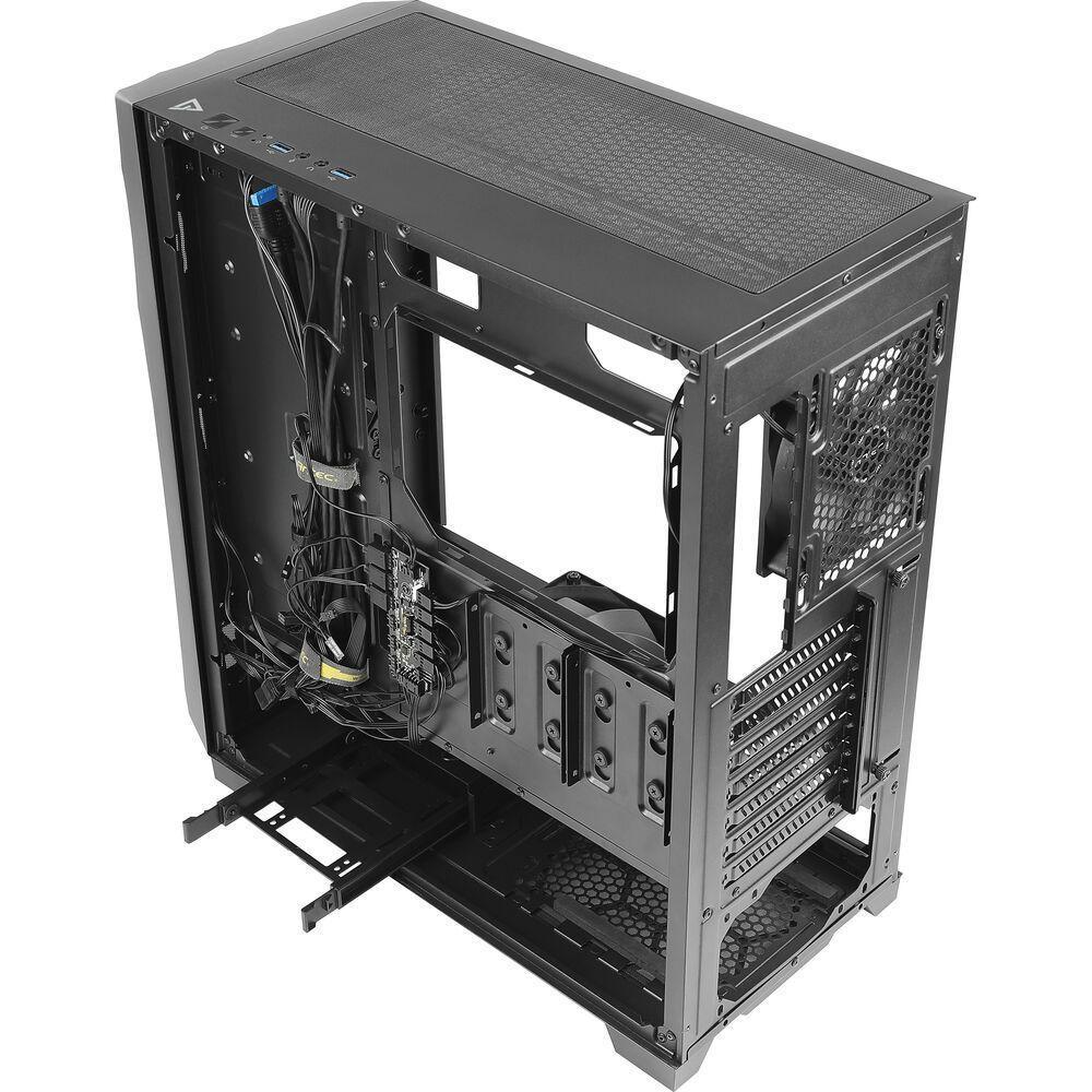 Gabinete Gamer Antec Df700 Flux Lateral De Vidro Temperado Micro Atx-mini Itx-atx 3 Fans Argb - 7