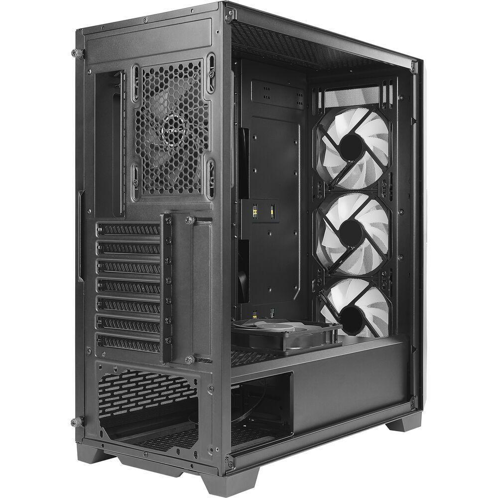 Gabinete Gamer Antec Df700 Flux Lateral De Vidro Temperado Micro Atx-mini Itx-atx 3 Fans Argb - 9