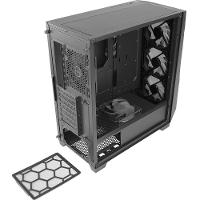 Gabinete Gamer Antec Df700 Flux Lateral De Vidro Temperado Micro Atx-mini Itx-atx 3 Fans Argb - 8